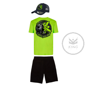 King-Truck® komplettes T-Shirt, Bermudashorts und Hut #driveyourstyle 