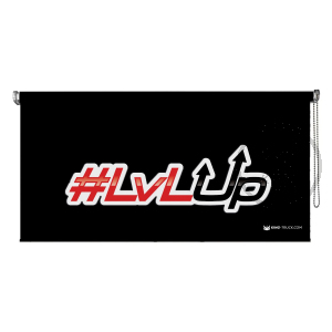 #LvLup - Blackout roller blind for TRUCK.