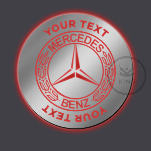 PERSONALIZED MERCEDES BENZ mirror with your name 