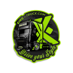 King-Truck® Aufkleber #driveyourstyle - 4 Teiliger Satz