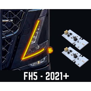 VOLVO FH4 fino al 2021 - Kit di conversione luci diurne - AMBRA