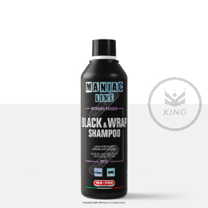BLACK & WRAP SHAMPOO - Shampooing pour voiture : lave et protège avec une action anti-calcaire