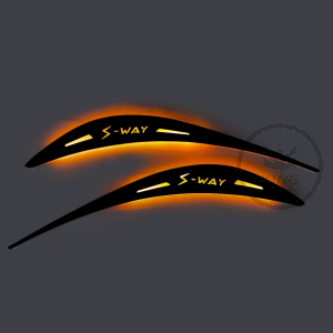 IVECO S-WAY Flügelprofil hintergrundbeleuchtet - LED ORANGE