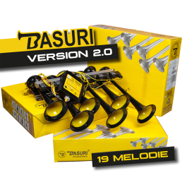Basuri Edition 2.0 Airhorn - Trome 19 Melodien - 12/24 Volt
