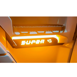 Coppia inserti per gradini Scania S/R NextGen - LED ARANCIO