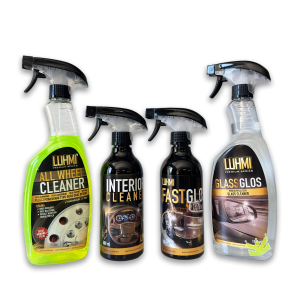 LUHMI Truck Pack - All Wheel Cleaner, Interior Cleaner, GlassGloss, Fast Gloss